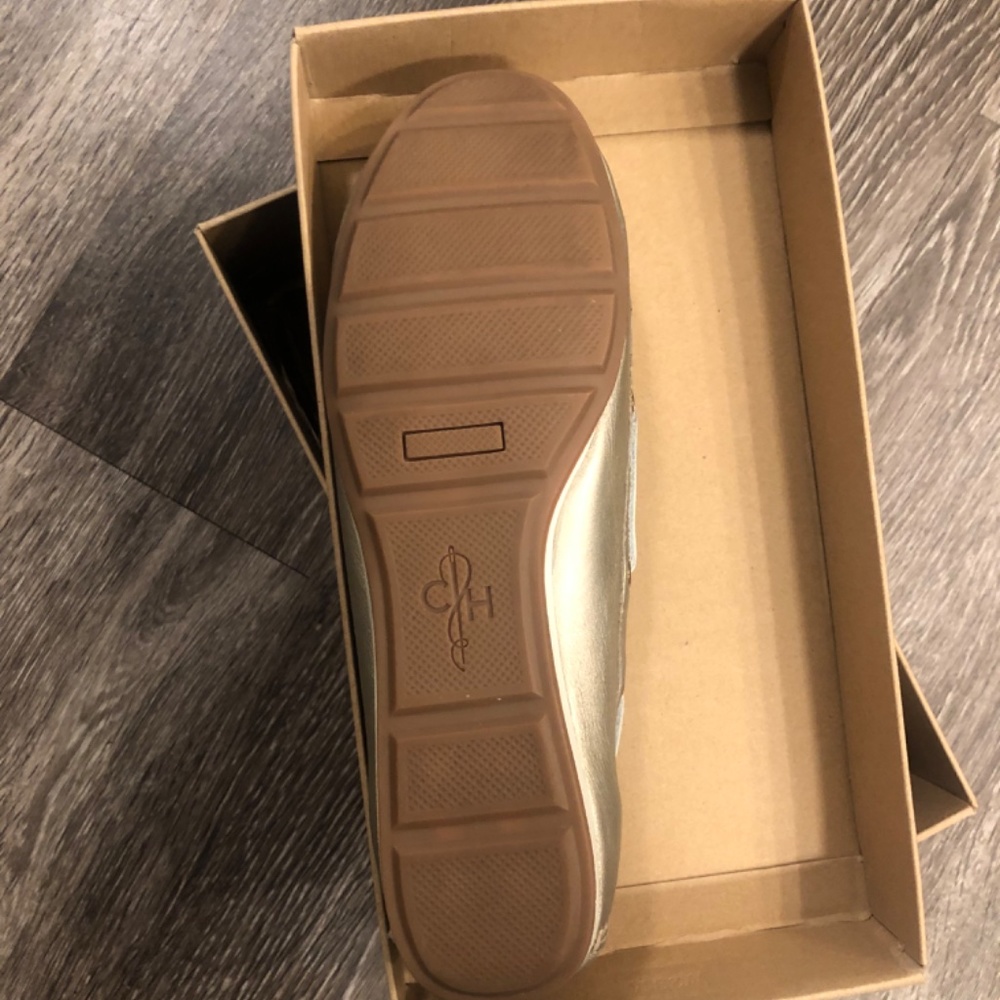 Cole Haan Tali Boat Shoe, Gold, Sz10 - Picture 5 of 8